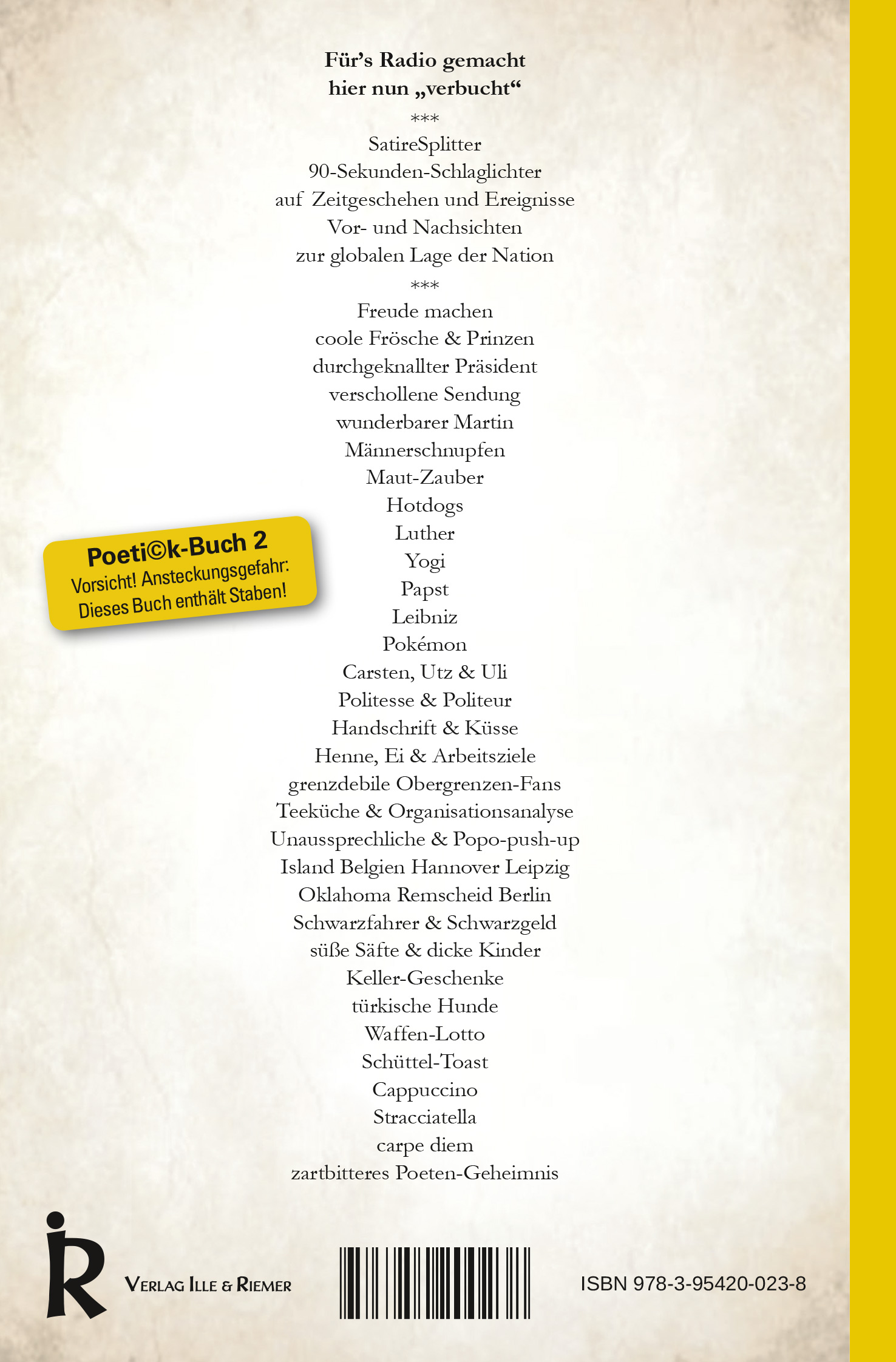 zartbitter: SatireSplitter